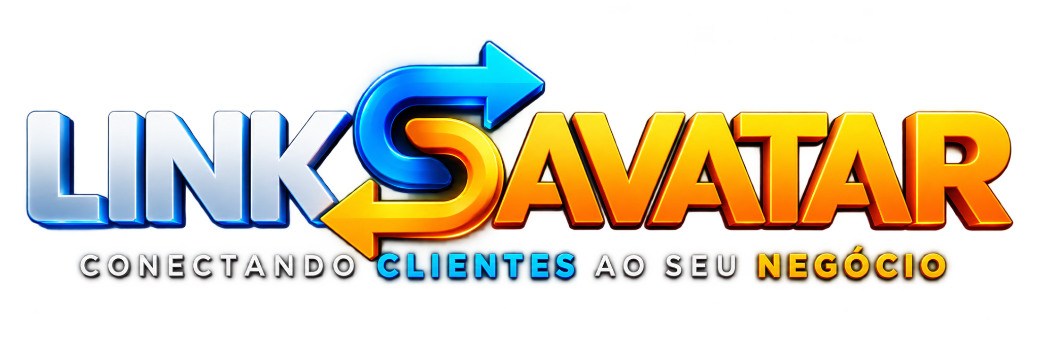Logomarca oficial Links Avatar — Conectando clientes ao seu negócio